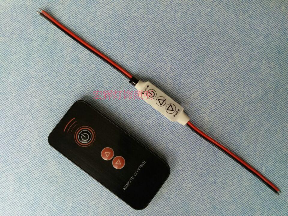 Infrared Mini Dimming Controller 5V 12V 24V Lightband with Remote Control Panel Press Mini Controller