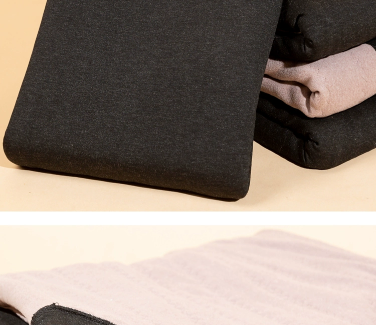 Áo thun cotton cotton ấm áp cộng với nhung dày trung niên vest lót cotton lông cừu mặc trung niên áo ba lổ