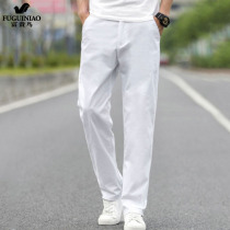 Fugui bird lukewarm mens pants superior sense design all cotton casual pants male summer pants male yuppie handsome spring summer style