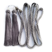 Manau streaming Suhanfu Palace Ultra-long Round Neckline Robes Waist Rope for men and women Ancient Wind Ancient Dress Belts mixed multicolored