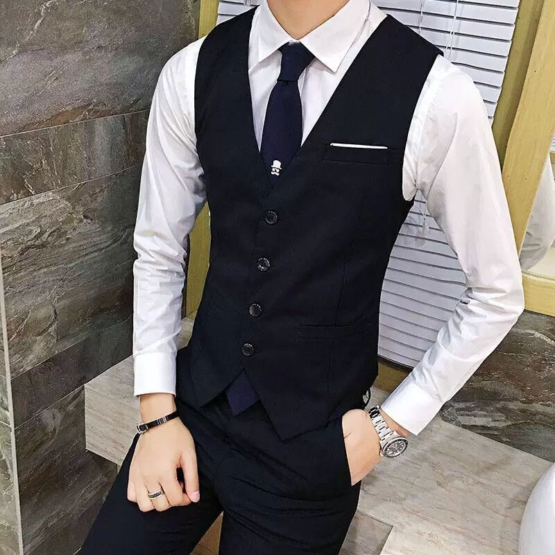Брат, демисезонный костюм, жилет, свадебное платье для отдыха, slim fit