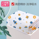 Детское хлопковое банное полотенце, марлевое одеяло для раннего возраста для новорожденных для младенца, хорошо впитывает воду