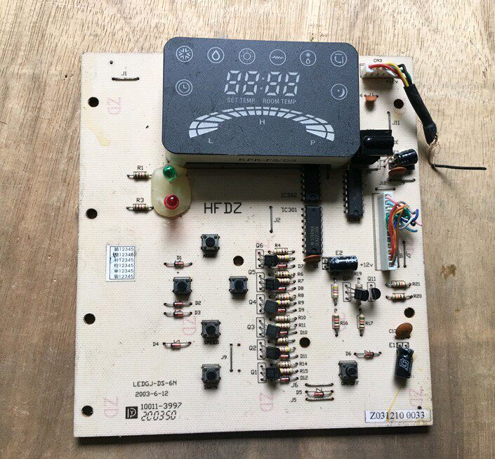 LEDGJ-DS-6N original installation unloader display panel key plate control board 10210-1052 10011-3997