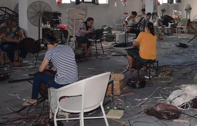 Ưu đãi đặc biệt Ghế ngoài trời Wicker Bàn cà phê Vườn năm mảnh Nội thất ngoài trời Ban công Ghế ban công Wicker Ghế Năm mảnh - Bàn ghế ngoài trời / sân bàn ghế gỗ ngoài trời