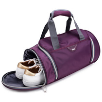 Fitness bag womens sports bag portable training bag mens shoe single shoulder yoga bag large capacity short-distance cylinder travel bag