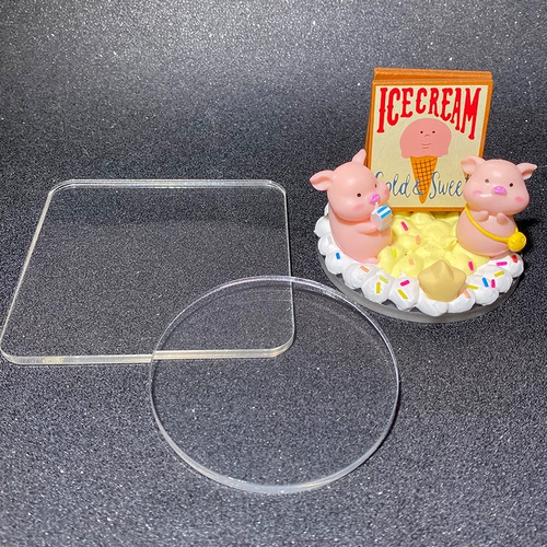 比彩 Акриловая базовая плита, кремовый держатель для телефона, DIY