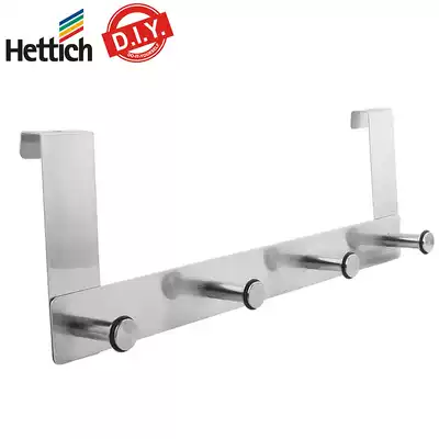Hetishi clothes hook key clothes hanger wall rack door rear adhesive hook hanger door back non-punching