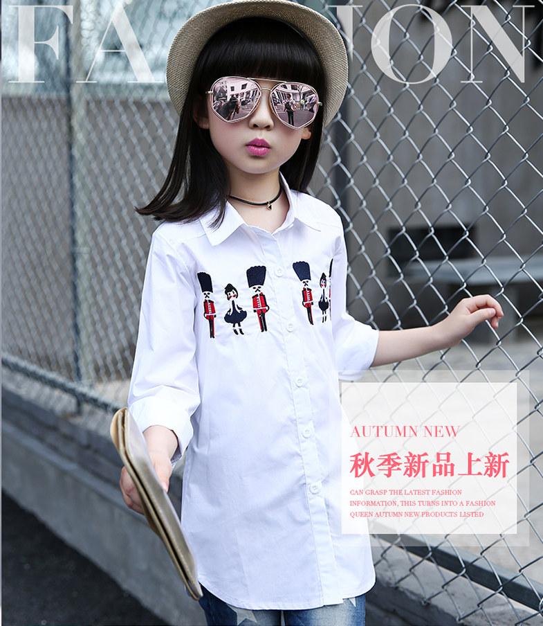 Chemise fille à manche longue - Ref 2086137 Image 9