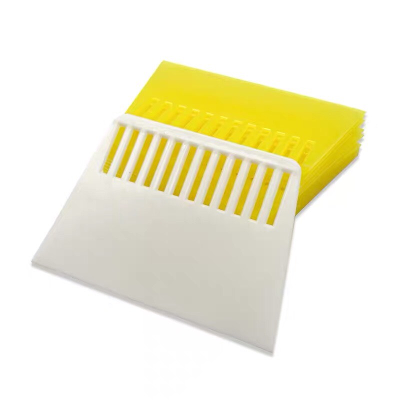 White Bull Fascia Squeegee Wall Paper Pull Flat Squeegee T Plastic Batch Plate Thickened Squeegee