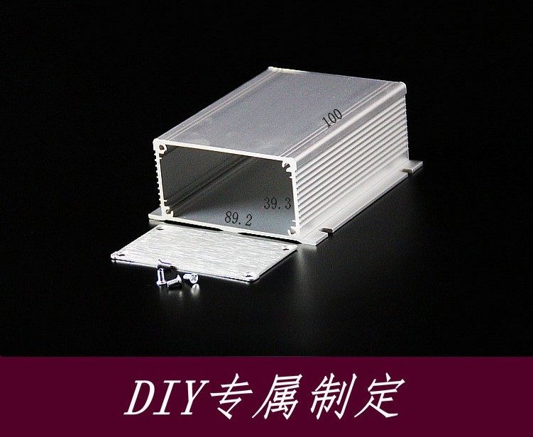 Aluminum alloy shell Aluminum extrusion material shell Aluminum shell Mobility power supply Instrument case 90*40
