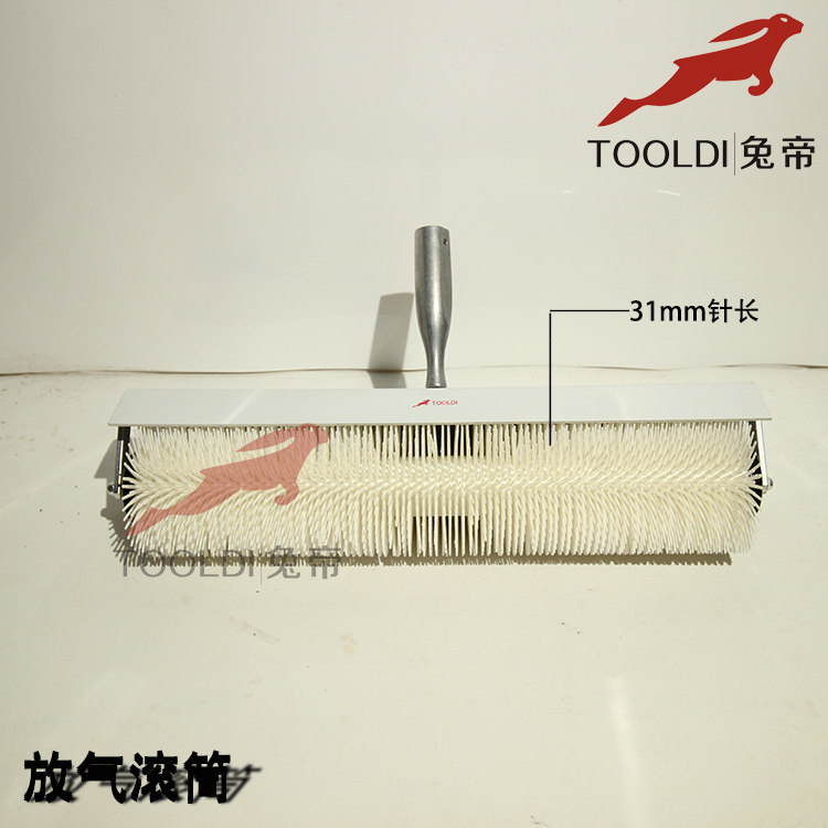Rabbit emperors self-leveling cement construction tool 31mm-pin long deflation drum Blistering Pvc Plastic Flooring