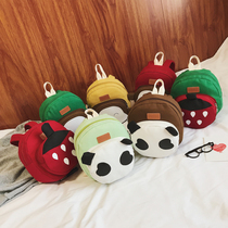 Cartoon cute little backpack girl boy baby kindergarten school bag 1-3-5 years old children girl mini backpack