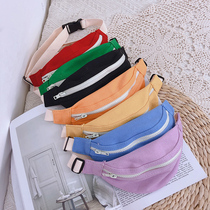 Messenger bag bag 2019 net celebrity childrens fanny pack baby street shot oblique cross bag Korean dumpling bag Western style chest bag tide