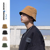 Fisherman hat mens big head circumference trendy brand hip-hop Japanese style double-sided bucket hat womens sunshade sunscreen sunbasin hat men