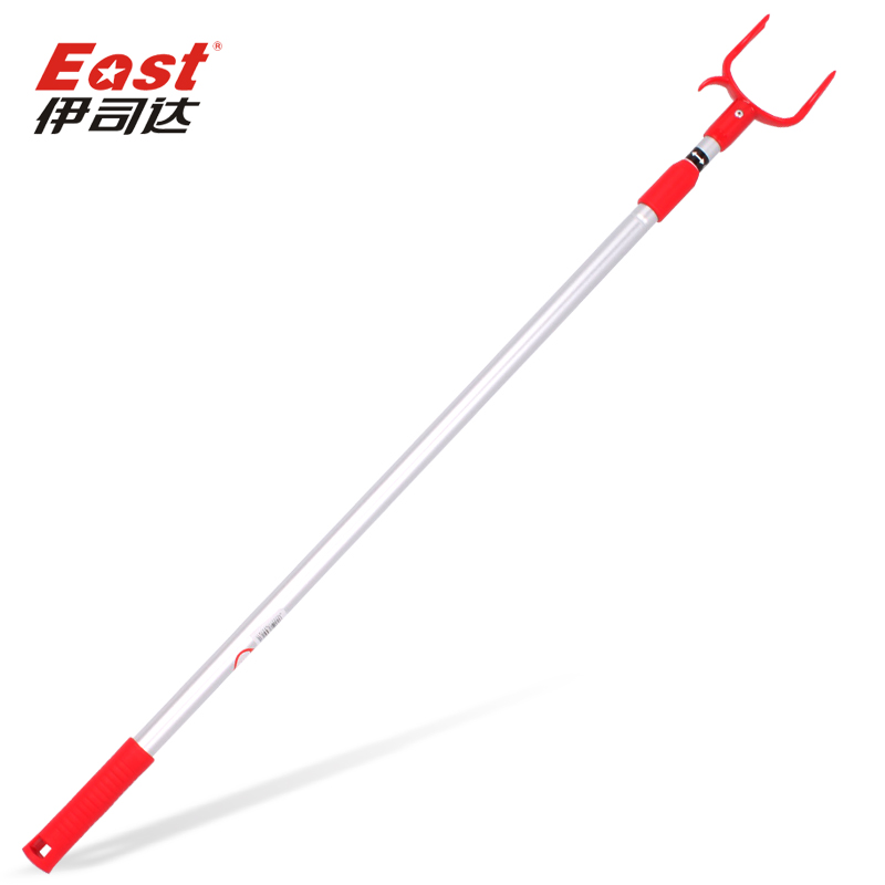 Isida telescopic rod clothing fork aluminum alloy drying fork drying fork clothing fork clothing fork clothing fork 2 with 16cm adhesive