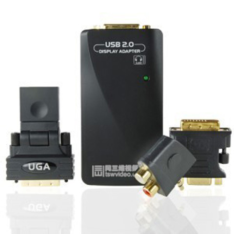 T701 带音频USB显卡,USB转VGA/HDMI/DVI USB转VGA/HDMI/DVI,带音频USB显卡,USB高清视频转换器