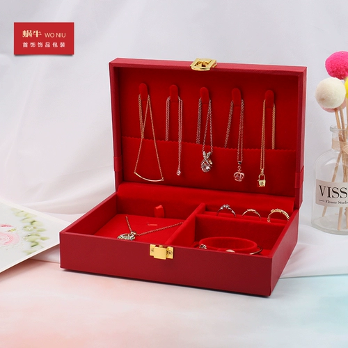 18HJH Birth Gift Box Grid Ribbon Box Box Three Gold Box Set Wedding Box Свадебная подарочная коробка обручальная коробка