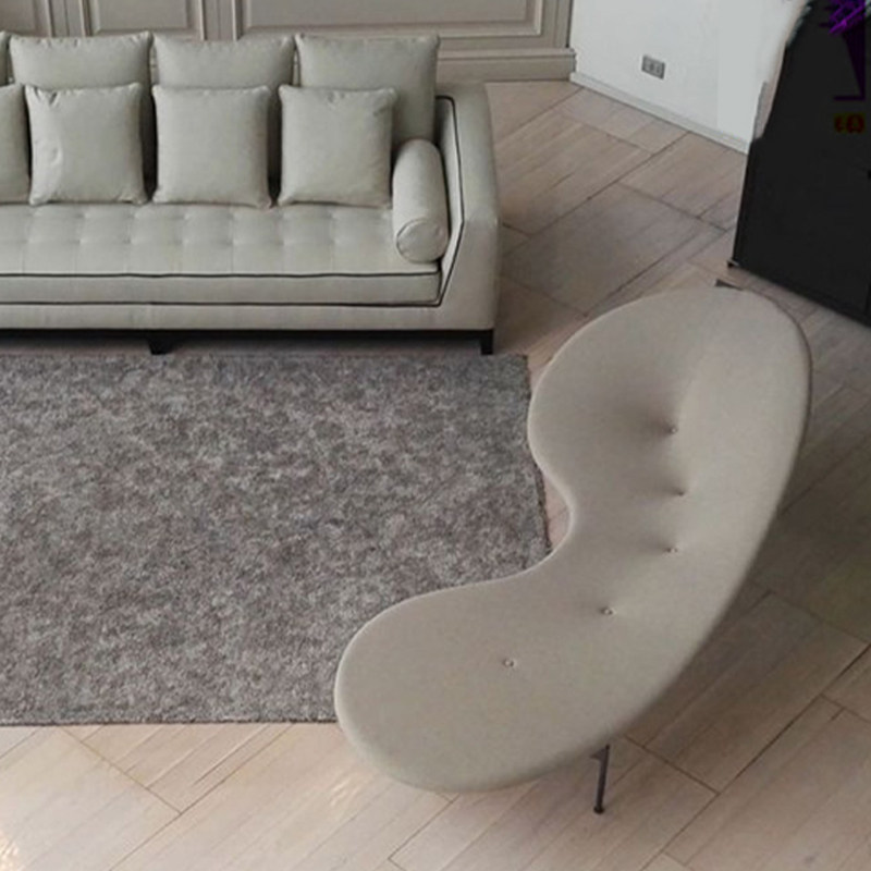 Fashion Alien Edamame Moon Personality Creative Glass Fiber Fabric Hotel Lobby Club Reception Room Office Sofa