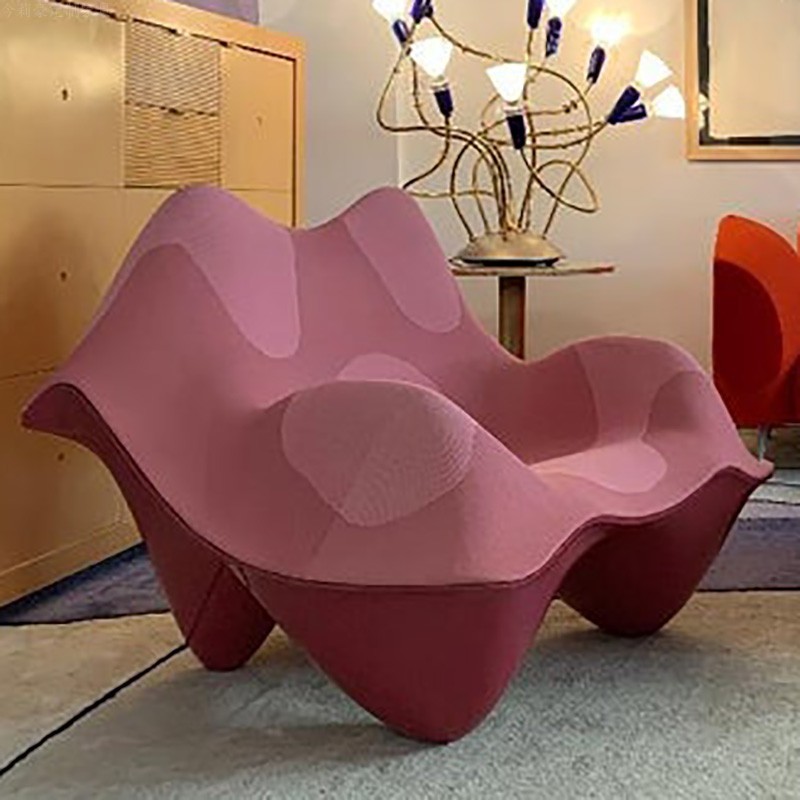 New Nordic cloud seat sloth chair Octagon Chair Fiberglass Creative Dwarf Back Designer Personality Down-to-earth Sofa Chair