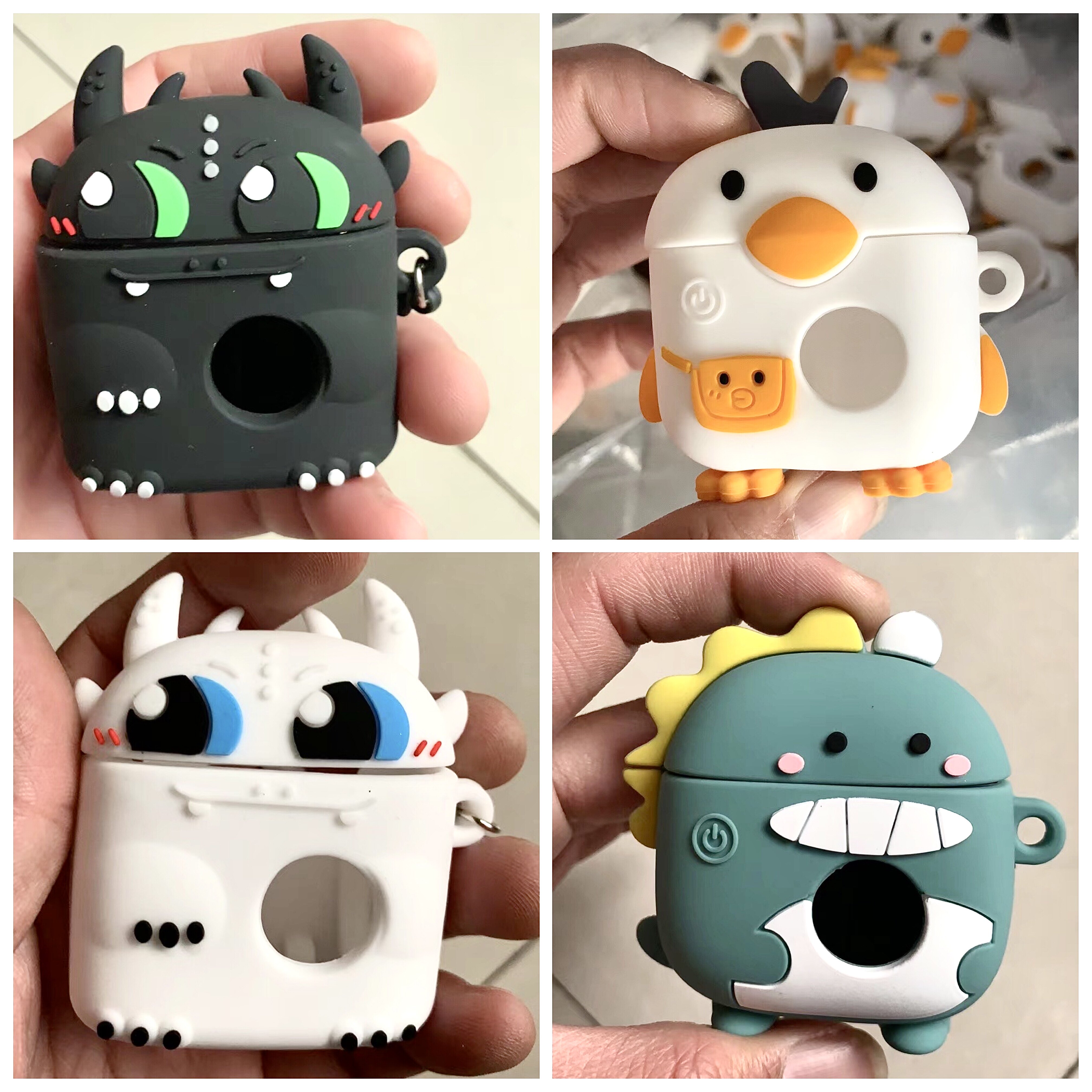 Applicable no-heart walker TOU3 Bluetooth headphone cover TO-U3 Cartoon cute anti-fall protection of soft shell male and female tide