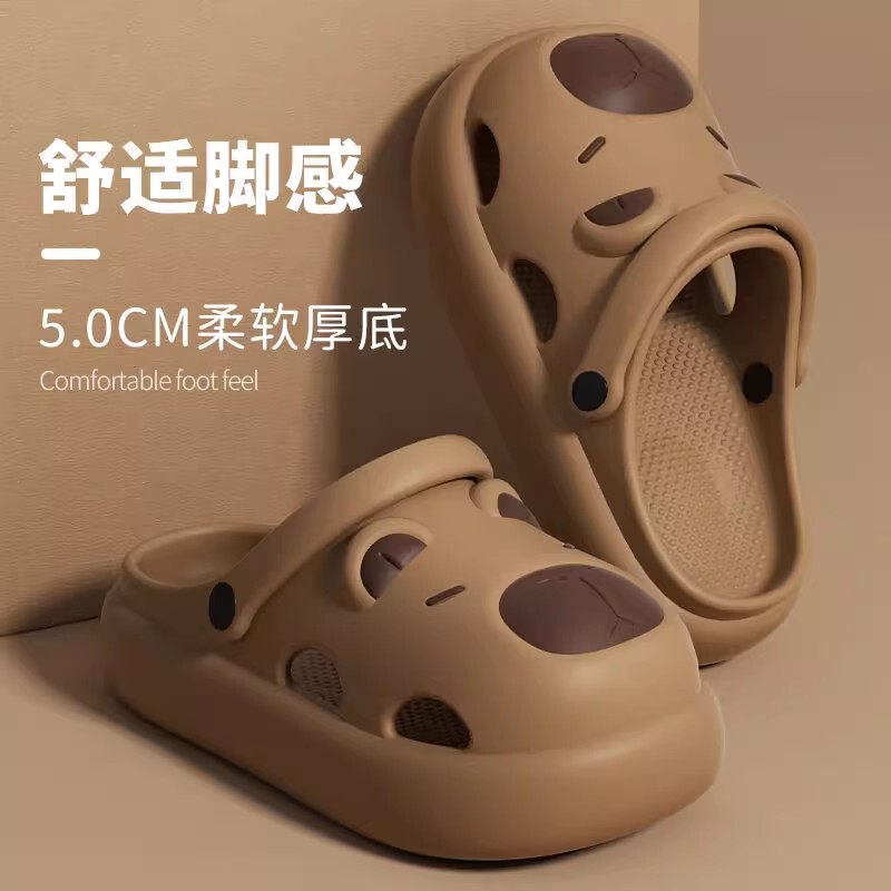 Kapibala Croc Shoes for Boys 2026 New Summer Outdoor Non-Slip Anti-Odor Baby Parent-Child Sandals for Girls