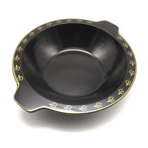 Chongqing hot pot Commercial non-stick hot pot Carbon stove fire pot pot Ceramic Mandarin duck nine-grid induction cooker Earth hot pot