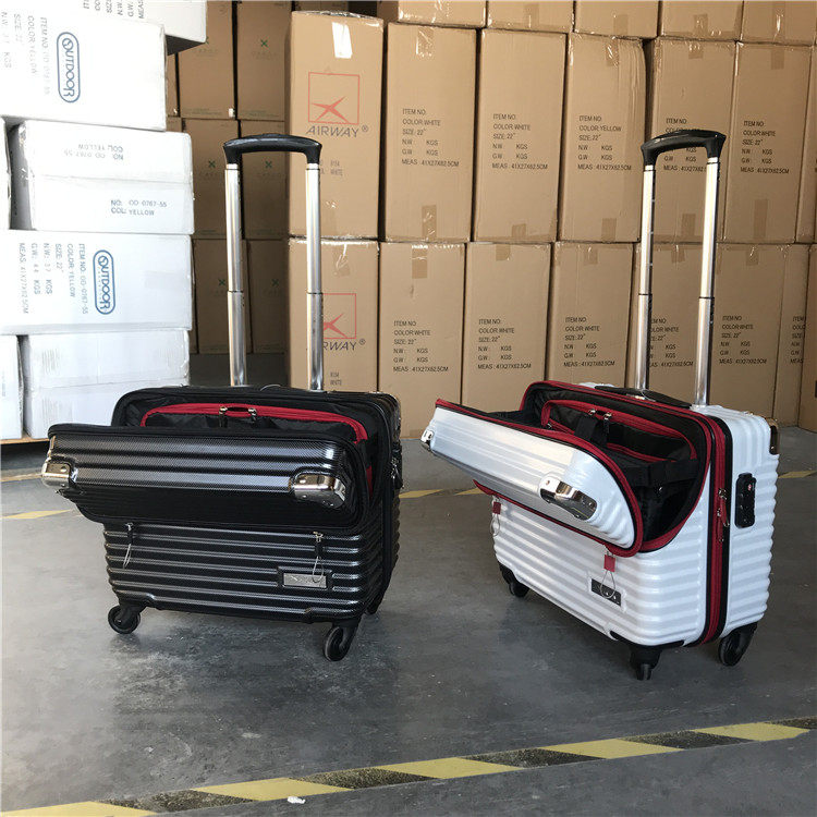 Japan 18-inch small machine Long flight attendant Llever case light Customs password suitcase Business computer suitcase