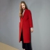 Albaka 2019 mùa xuân mới hai mặt áo cashmere rắn màu dài alpaca len phụ nữ áo len nữ - Áo len lót đôi Áo len lót đôi
