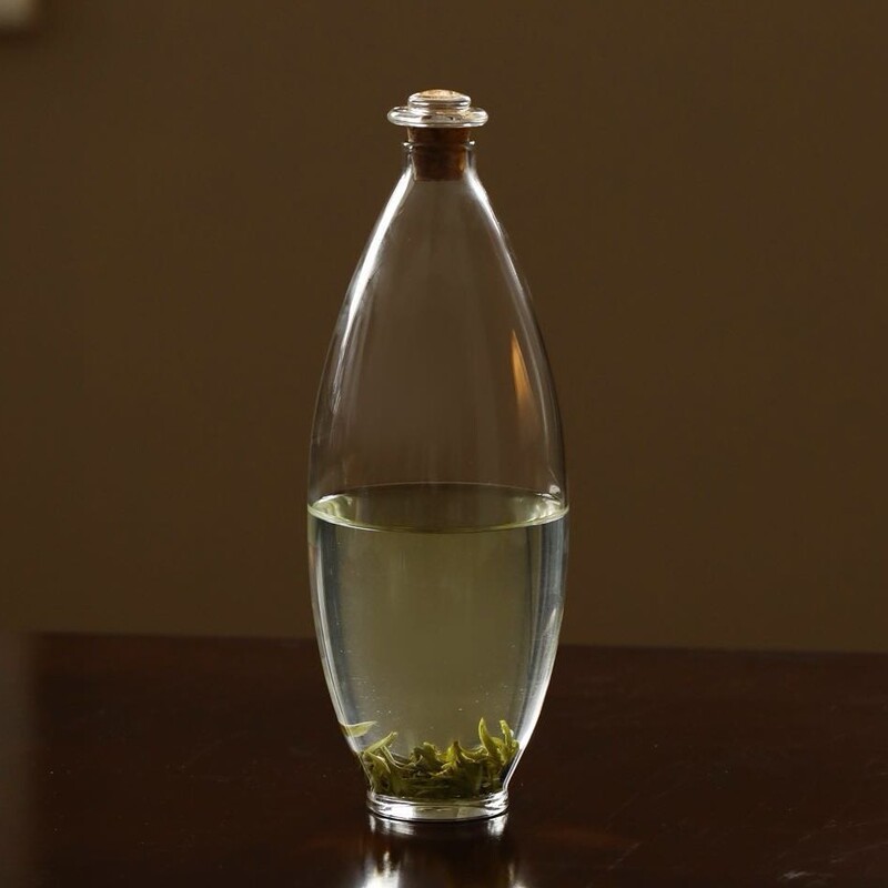 High Borosilicate Heat-Resistant Glass Bottle Modern Minimalist Glass Green Tea Cold Brew Pot Multifunctional Sealed Bottle Glass