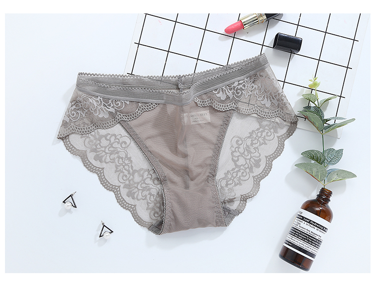 Mùa thu và mùa đông mới gợi cảm eo thấp không có dấu vết túi đồ lót nữ hông nóng bỏng lưới sợi cô gái tóm tắt 8009 quần lót nam dành cho tuổi 15