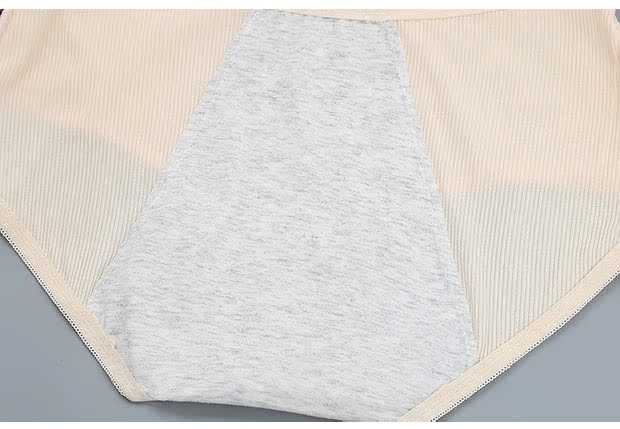 Sản phẩm mới Đồ lót nữ co giãn mềm Chống rò rỉ bên đêm kinh nguyệt quần sinh lý quần tam giác 6654 quần xì