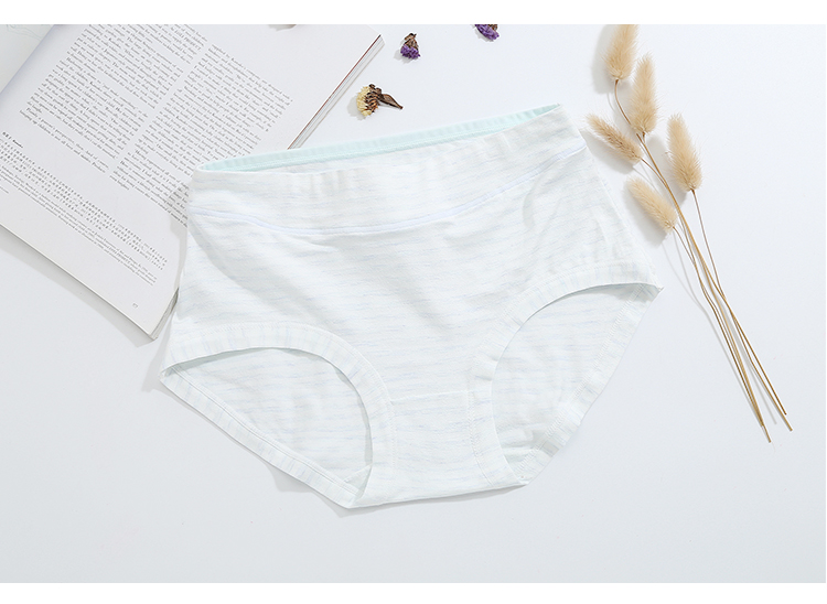 2018 mới đơn giản sọc mềm breathable đồ lót của phụ nữ trong eo bụng gói hip cô gái tóm tắt quần short 844