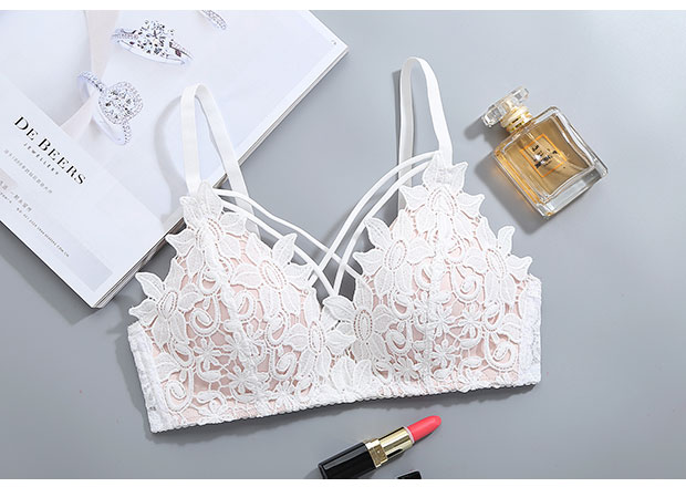 Bạn sẽ thích nó! Sexy ngọt mỏng không vòng thép ngực nhỏ tụ tập trên áo ngực cô gái đồ lót T261 shop đồ lót cao cấp