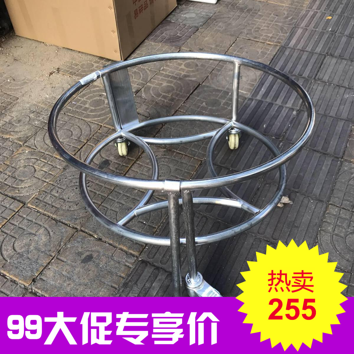 Lion dance wake up lion drum drum car stainless steel just 18 inch round square gongs and drums all-in-one gongs and drums car art performance drum