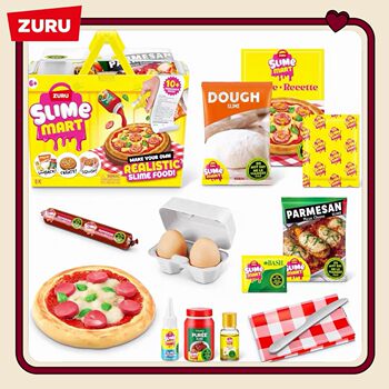 Zuru mud handmade shopping cart handmade diy decompressed pizza burger parent-child play house children's toy gift