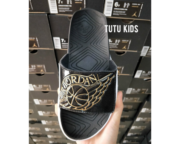 Tutu tại chỗ Jordan dép thể thao Joe 7 18 năm Mỹ mới mua dép Velcro aj dép hoa cúc