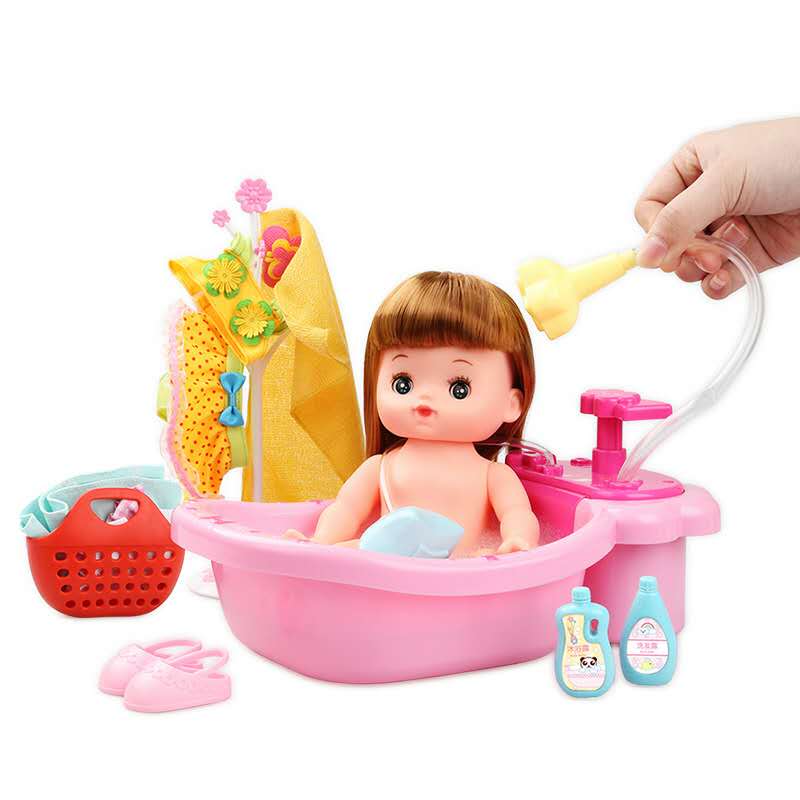 Leggie my house Baby bubble bath early to teach toy A053 cargo number boy girl posing as a family wine toy