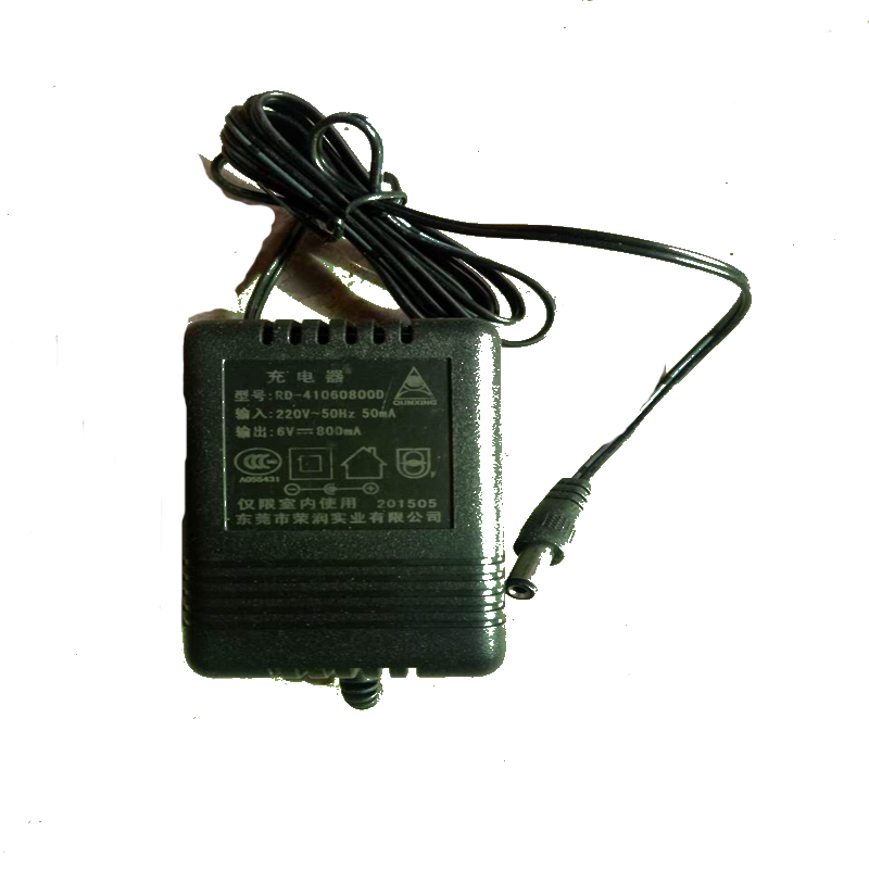 Children's stroller accessories charger 6V8004V500 Qunxing stroller motorcycle charger