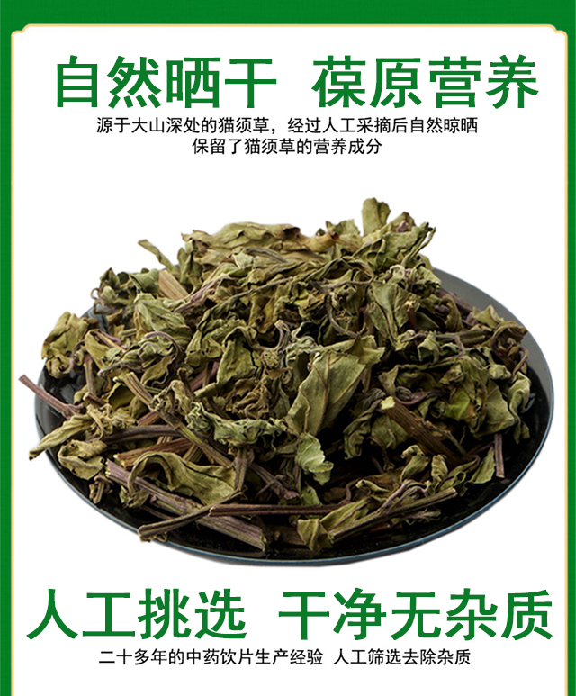 向辉云南版纳猫须草500g