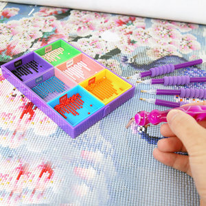 Diamond Painting New Model Flip Diamond Tray DIY Multifunctional Funnel Diamond Placement Tray Diamond Pen Sieve Tool Set