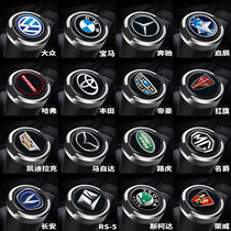 Metal car car ashtray multi-function creative personality male automatic stainless steel with cover LED lights for smoking