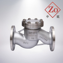 304 stainless steel flange lifting check valve H41W-16P horizontal check valve Flange DN50