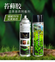 Moss gum-made view matrix adhesive Rainforest cylinder water-grass tank water grass cylinder package material