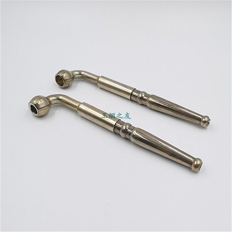 Detachable dry cigarette bag short portable small tobacco hopper copper silver plated dry smoke bucket One-mouth fragrant small cohort elderly smoke furniture