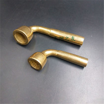 Dry cigarette bag brass smoke pan thickened copper pipe tobacco leaf tobacco leaf tobacco leaf used smoke pan traditional dry smoke bag smoke accessories