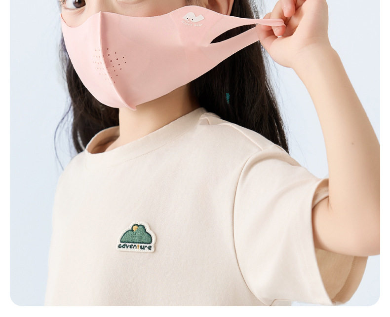 Детский солнцезащитный крем, дышащая тонкая медицинская маска подходит для мужчин и женщин для девочек 