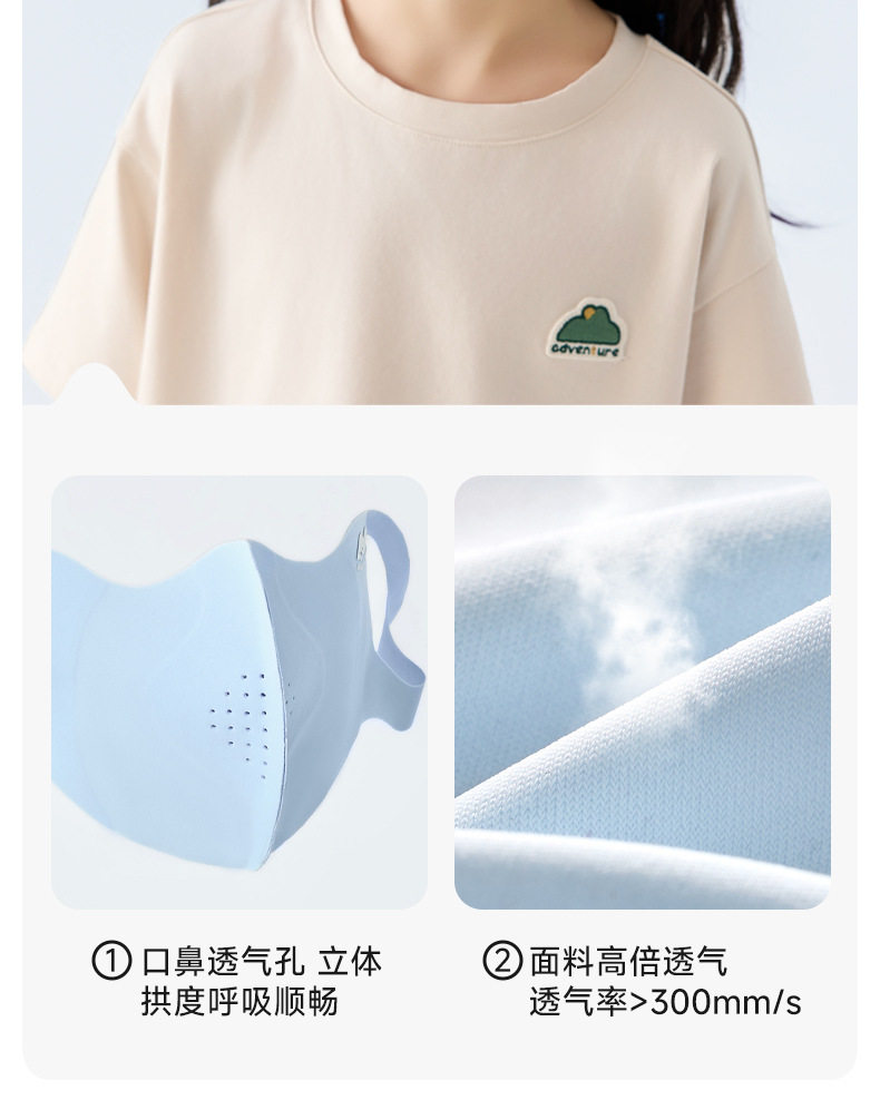 Детский солнцезащитный крем, дышащая тонкая медицинская маска подходит для мужчин и женщин для девочек 