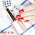 Sơn móng tay Keo chiếu sáng Nail Art Nail Keo kéo dài Codane có thể tháo rời Barbie Red Sequins Nail Polish - Sơn móng tay / Móng tay và móng chân