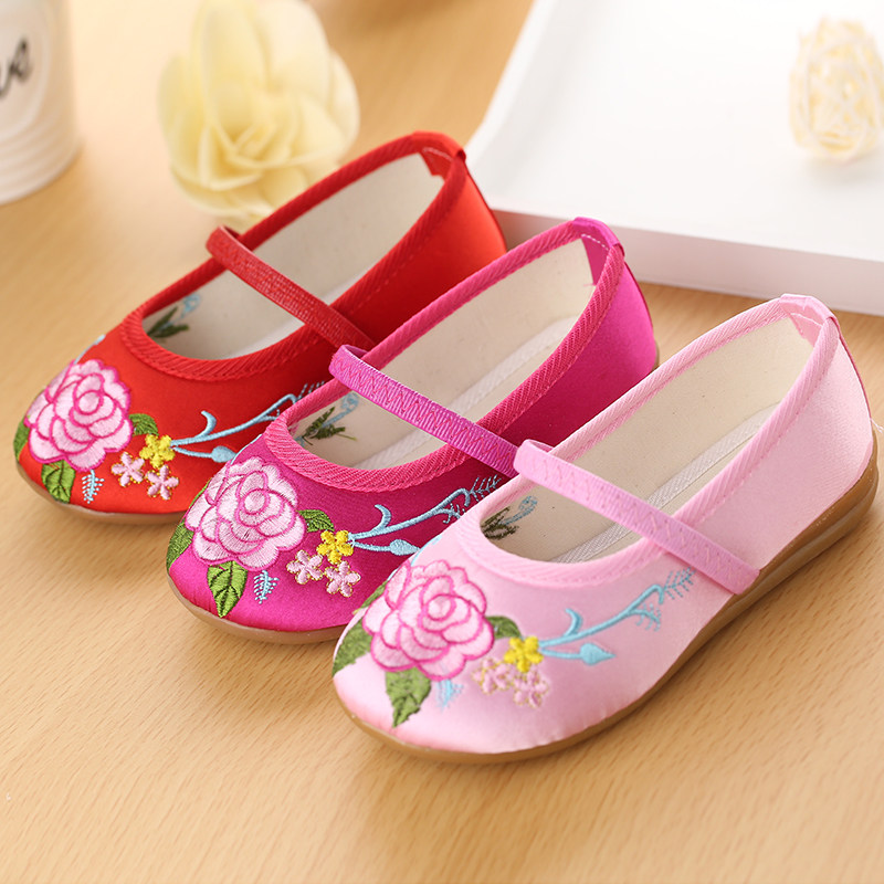 Chaussures enfants en satin pour printemps - semelle tendon - Ref 1038174 Image 9