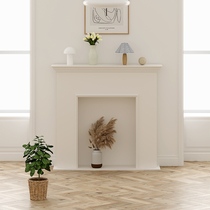  20 Nordic ins decorative fireplace modern simple living room entrance cabinet Japanese and Korean background white partition small apartment